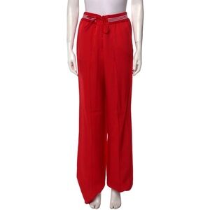 NWT Valentino Vibrant Red Wide-Leg Pants